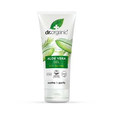 Dr Organic Aloe Vera Teebaumöl Gel 200ml