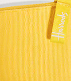 Harrods medium cotton logo pouch, UK version