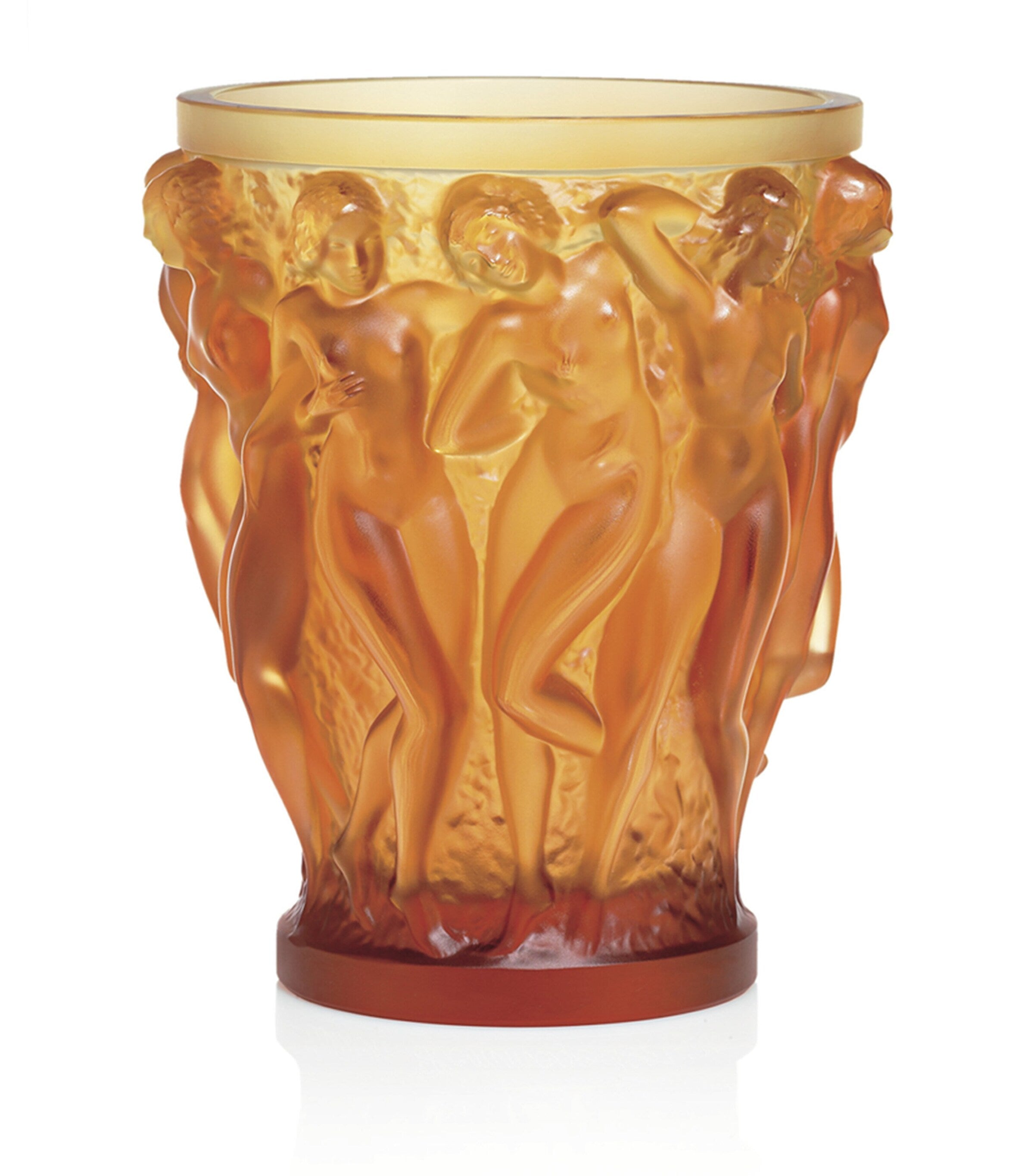 Lalique Bacchantes vase 24cm, UK version