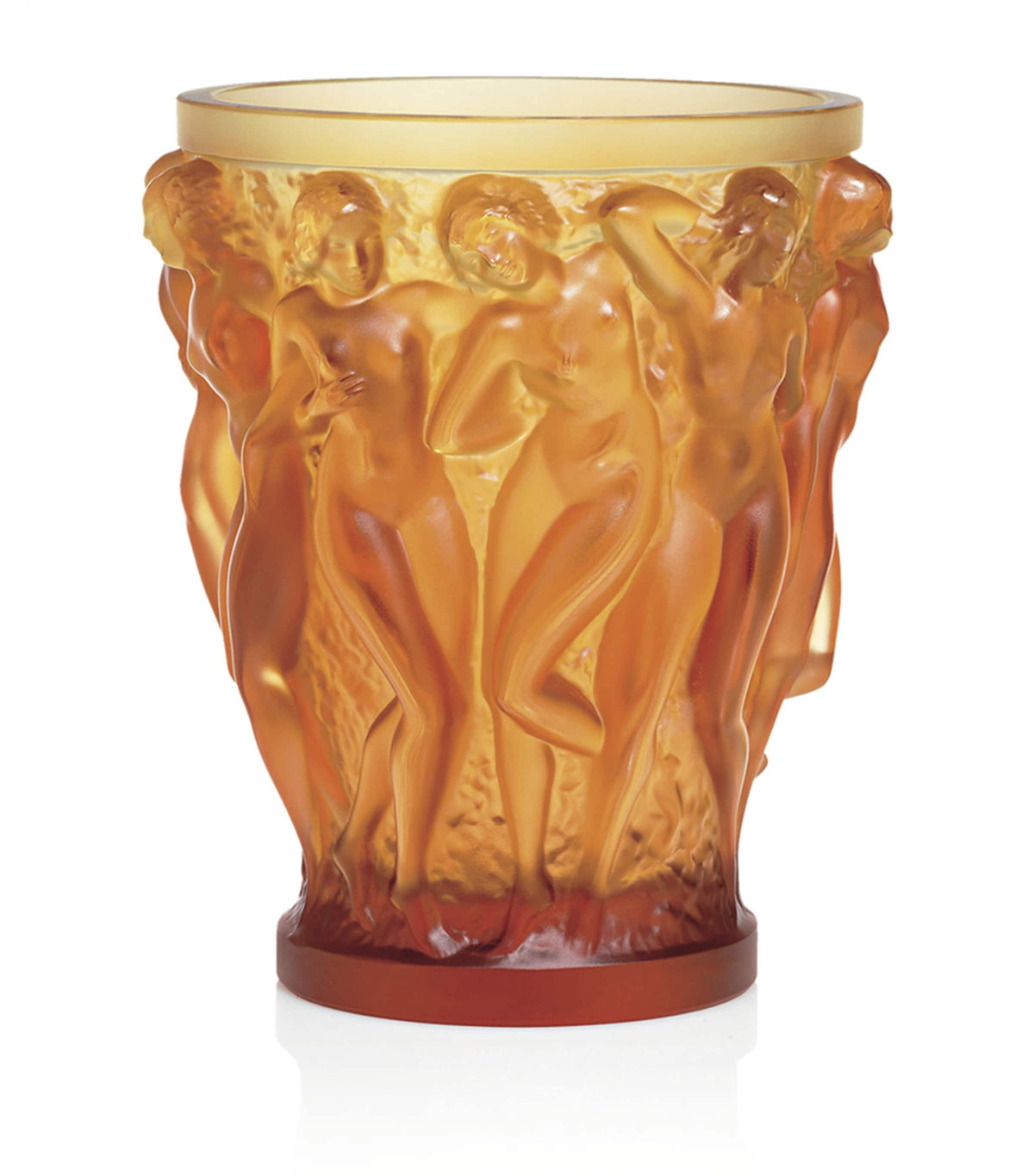 Lalique Bacchantes vase 24cm, UK version