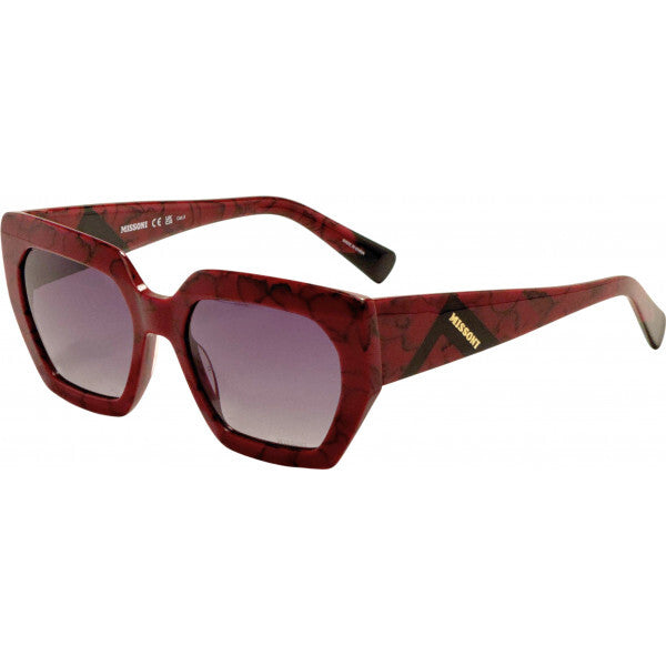Lunettes de soleil Missoni MIS0170 violettes en acétate 55 - Produit britannique