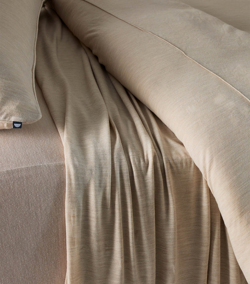 SHLEEP Merino Jersey King Duvet Cover 230cm x 220cm (British brand)