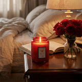 Livingandhome scented candle Orange Breeze After Rain 200g - British product