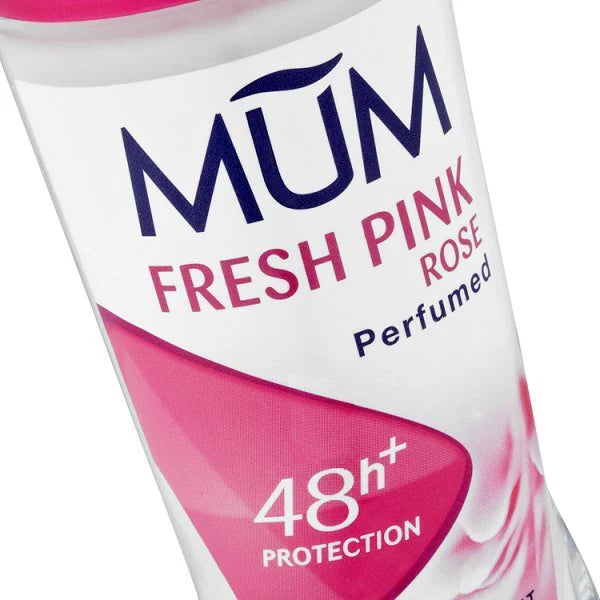 Mum Cool Pink Anti-Perspirant Roll On 50ml, imported from the UK