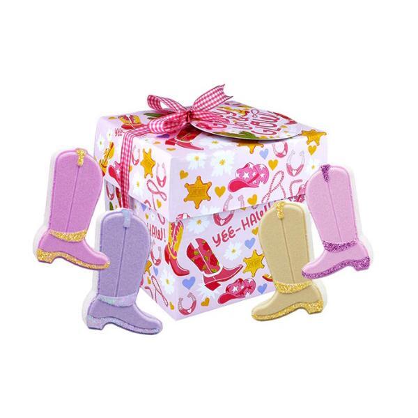 Bomb Cosmetics cowgirl bath bomb gift set - British product
