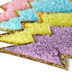 Becco Bags lightning bolt patches set cotton (British brand)