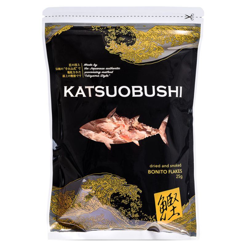 Kohyo dried and smoked bonito flakes katsuobushi, UK version