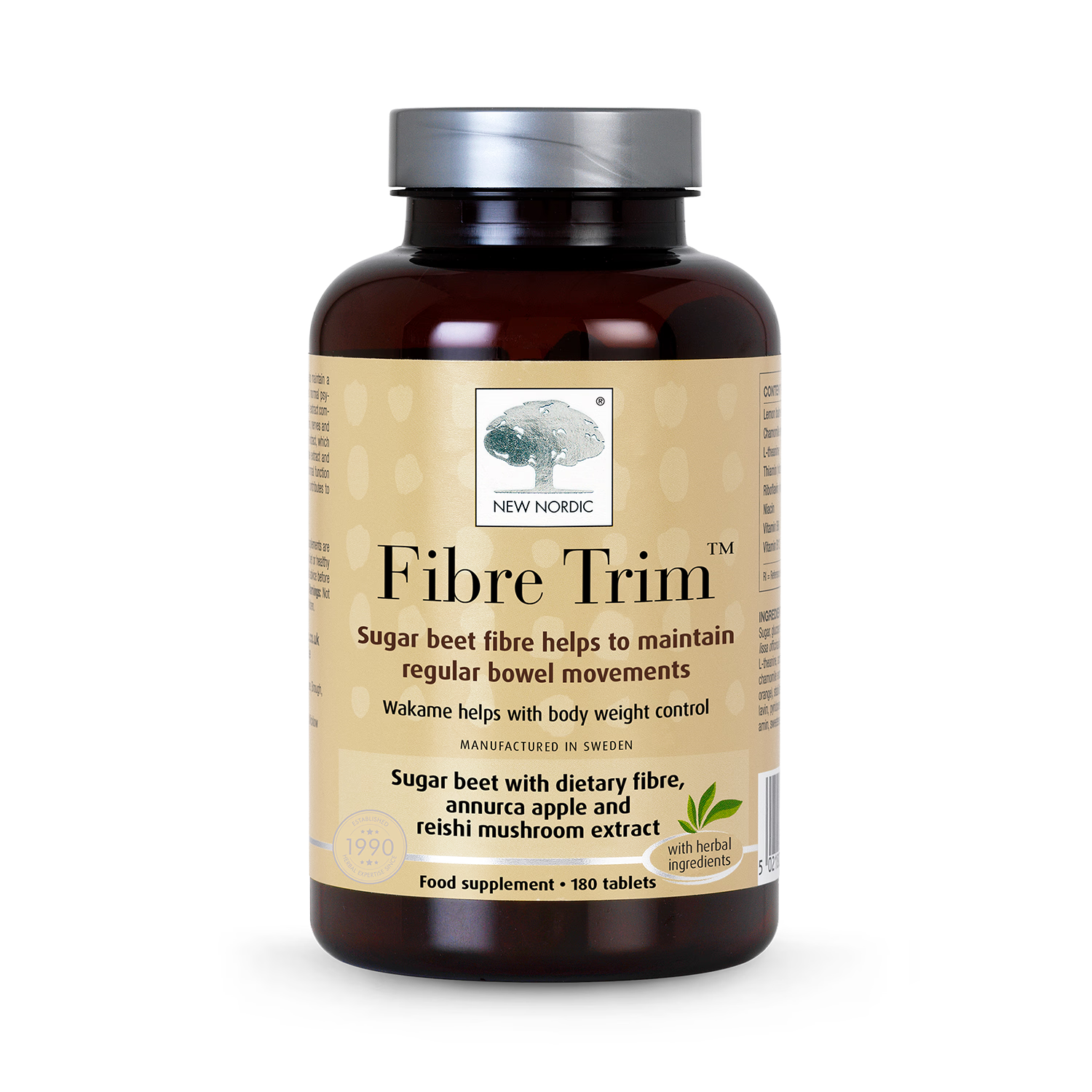 New Nordic Fibre Trim 180 tablets - British product