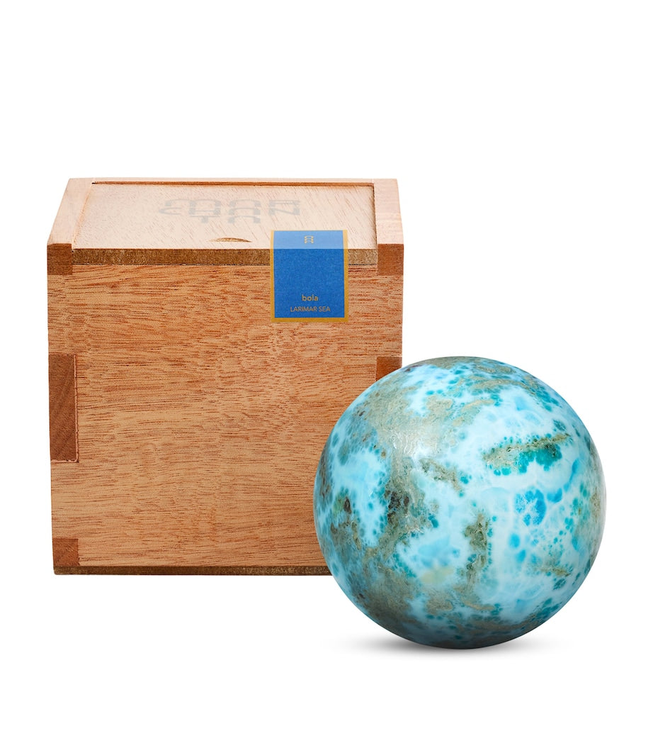 Marchanta Larimar Bola Sculpture 9cm (British brand)