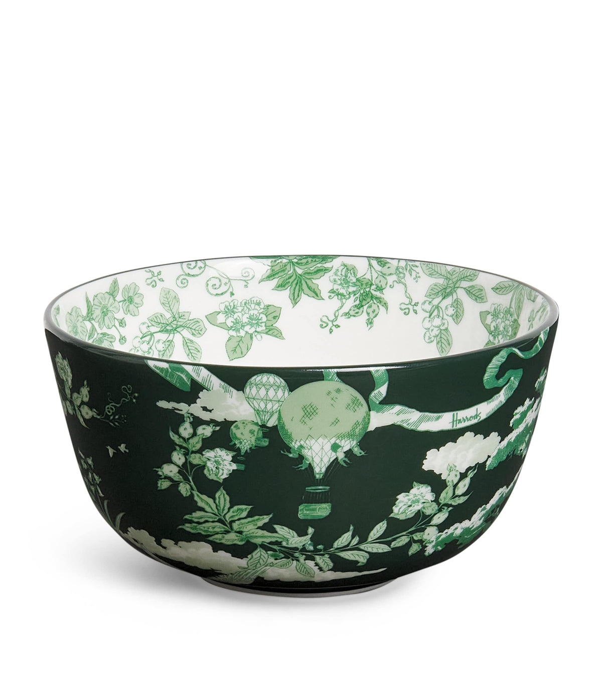 Harrods fine bone china Toile bowl 11cm, UK version