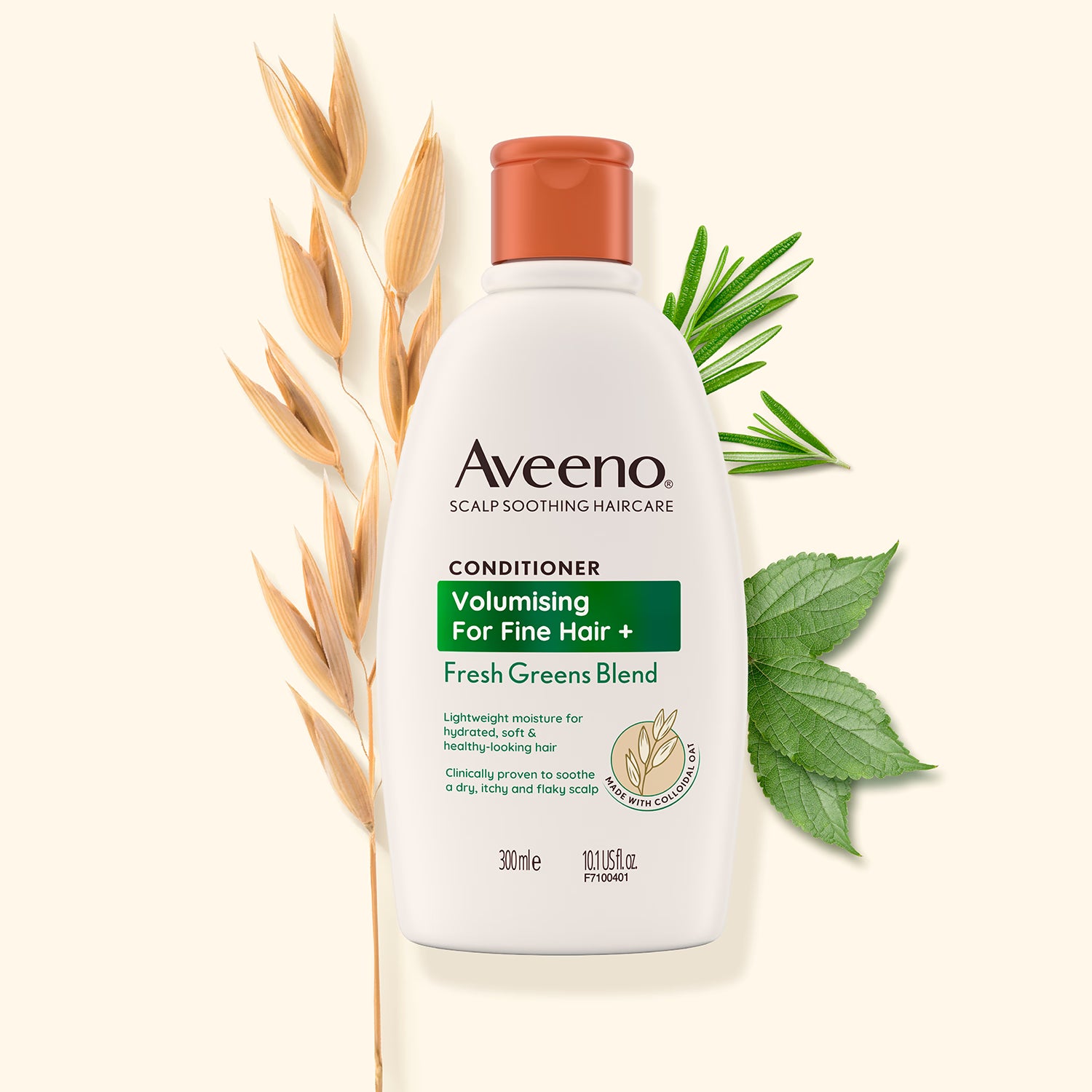 Aveeno Volumising+ Fresh Greens Blend Conditioner 300ml - British product