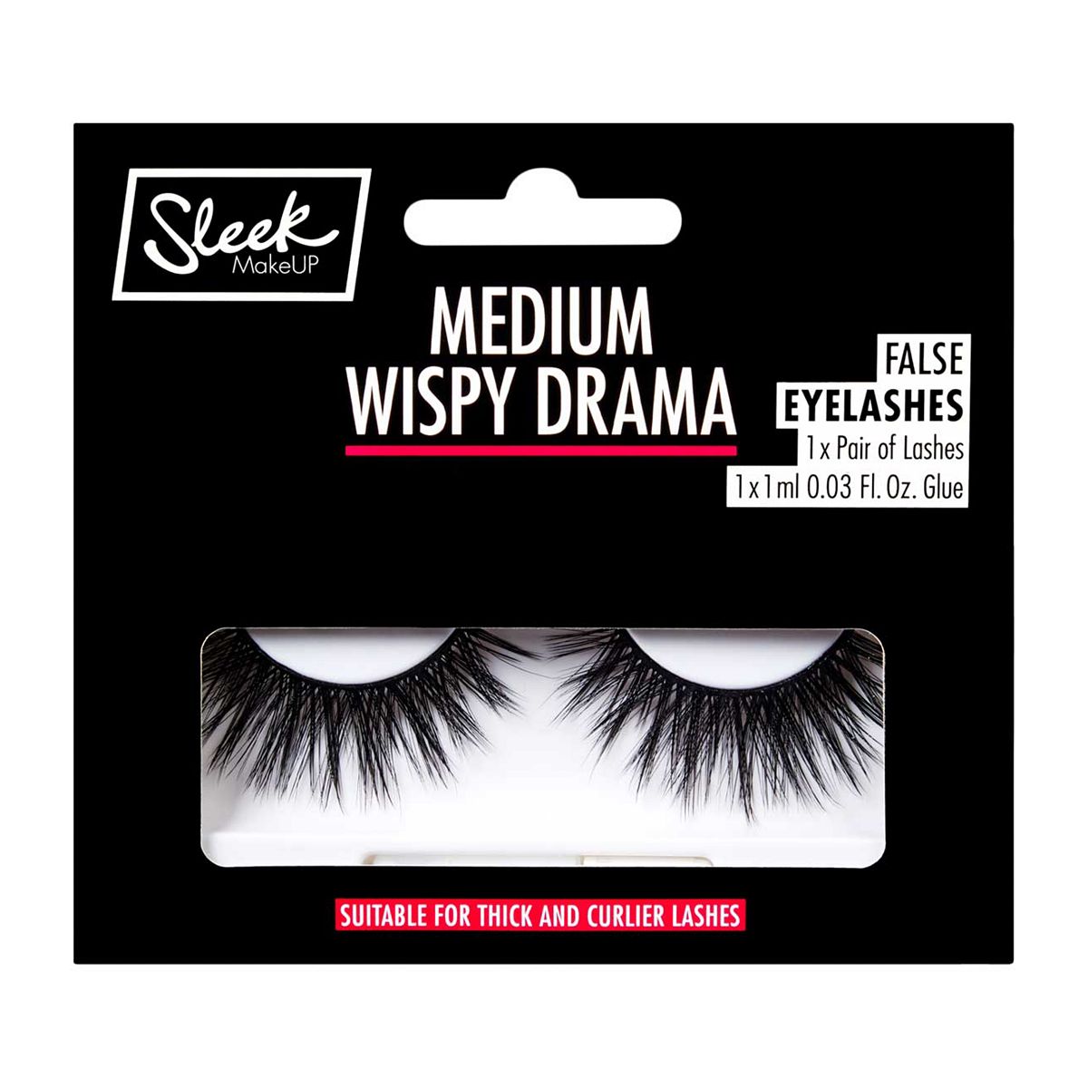 Sleek MakeUP False Eyelashes - Medium Wispy Drama GOODS Boots   