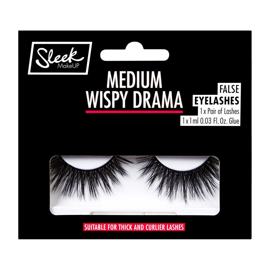 Sleek MakeUP False Eyelashes - Medium Wispy Drama