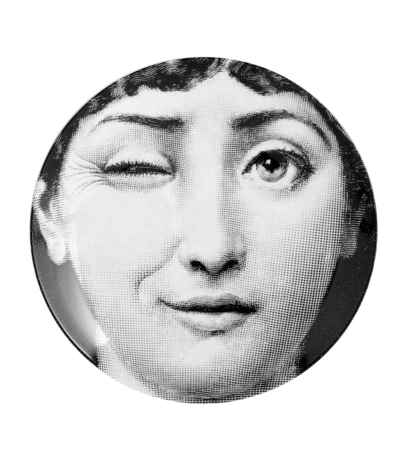 Fornasetti Tema e Variazioni No. 130 wall plate 26cm - British product