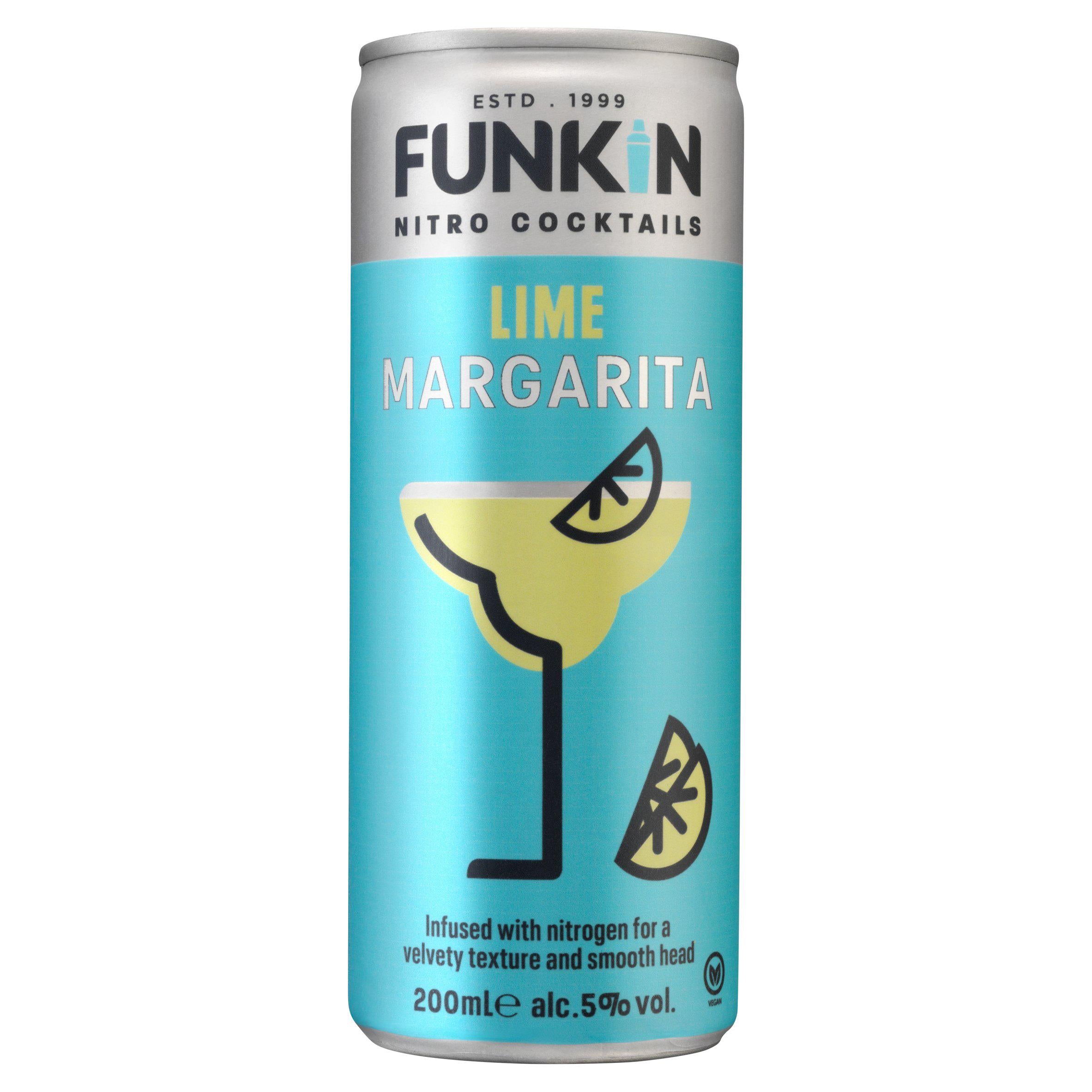 Funkin Nitro Cocktails Lime Margarita 200ml GOODS Sainsburys   