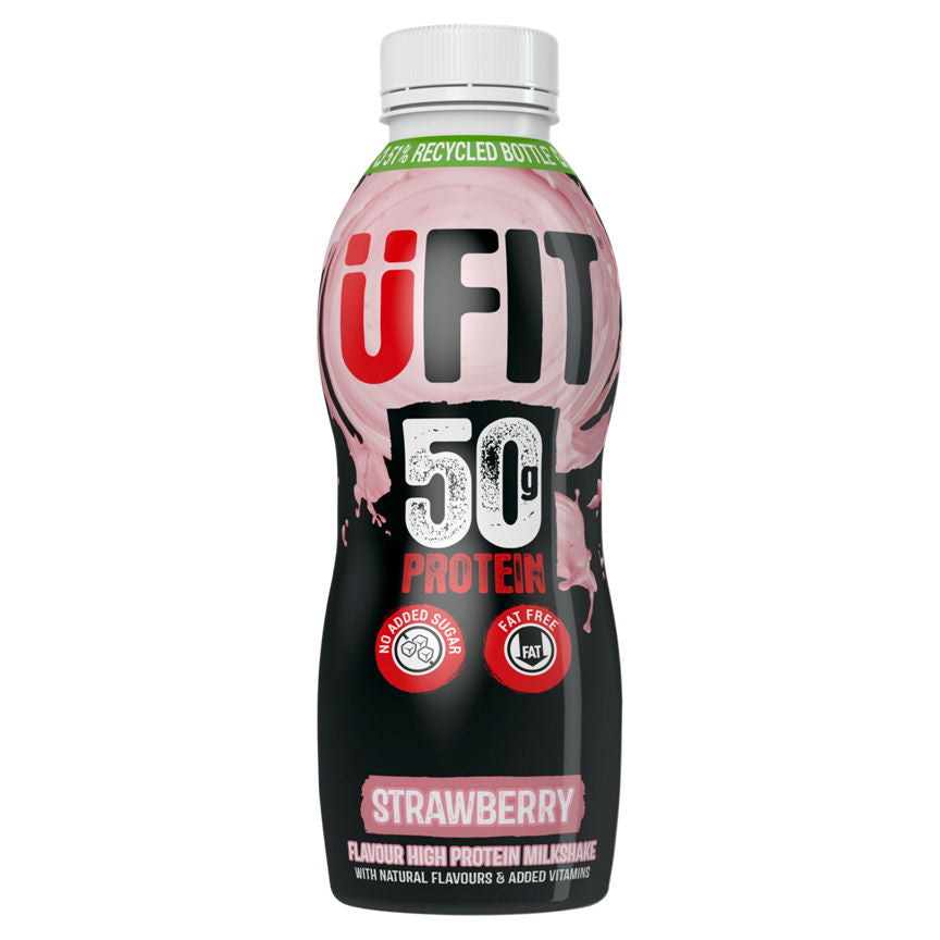 UFIT High Protein Shake Strawberry Flavour GOODS ASDA   