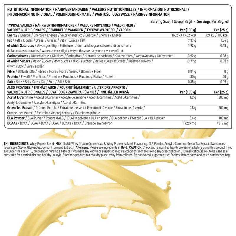Applied Nutrition Diet Whey Protein Banana Milkshake 1kg - British product