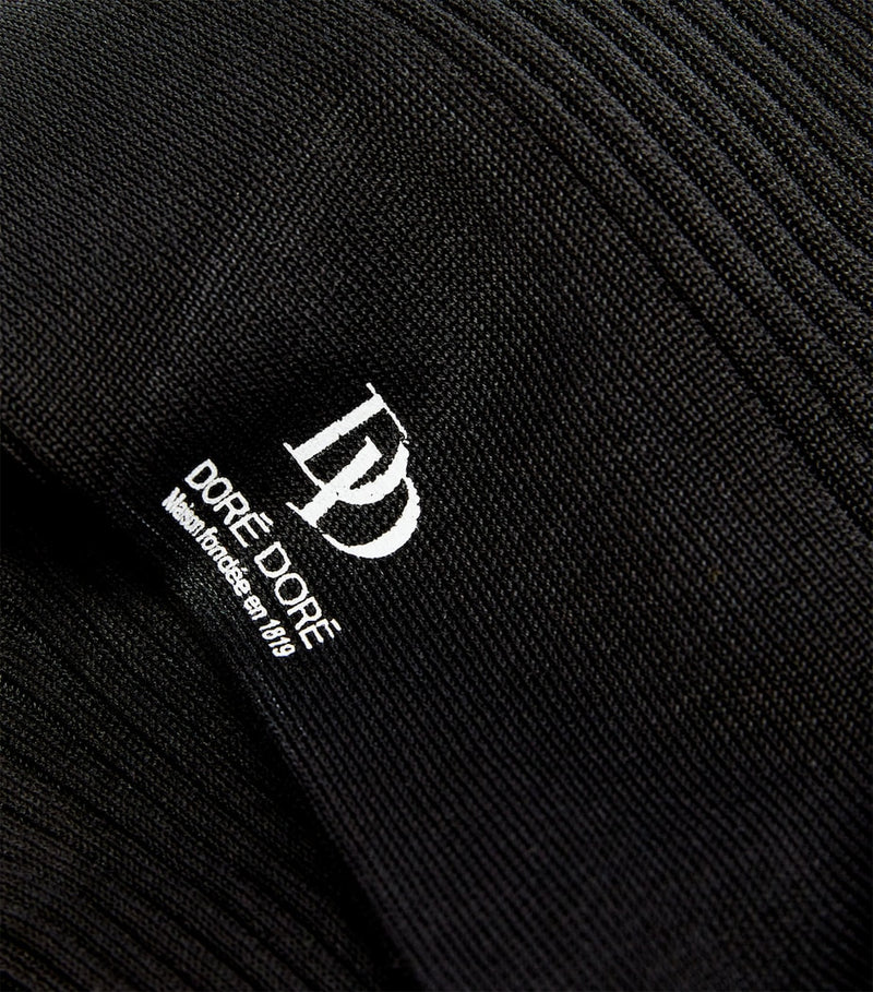 Doré Doré cotton rib-knit socks (British brand)