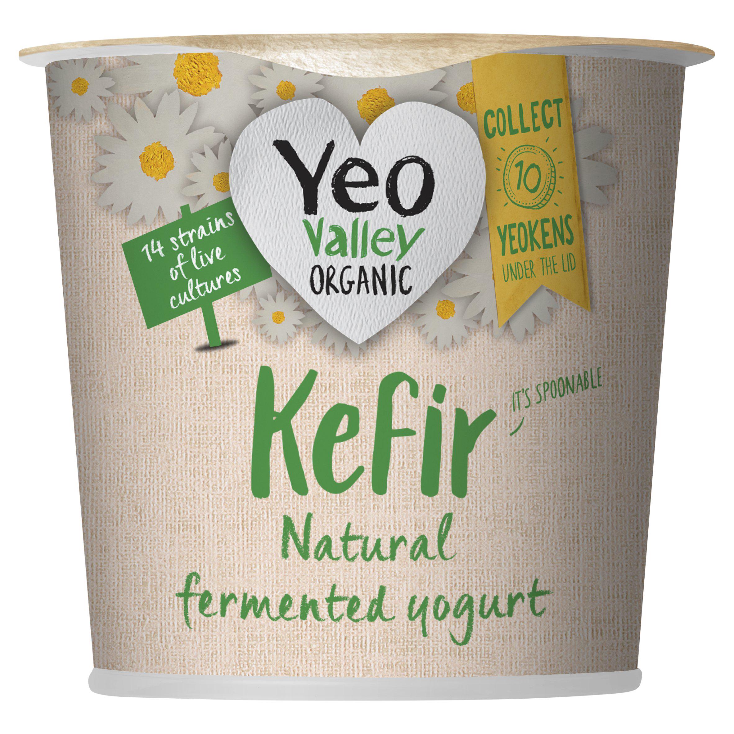 Yeo Valley Organic Kefir Natural Yogurt 350g GOODS Sainsburys   