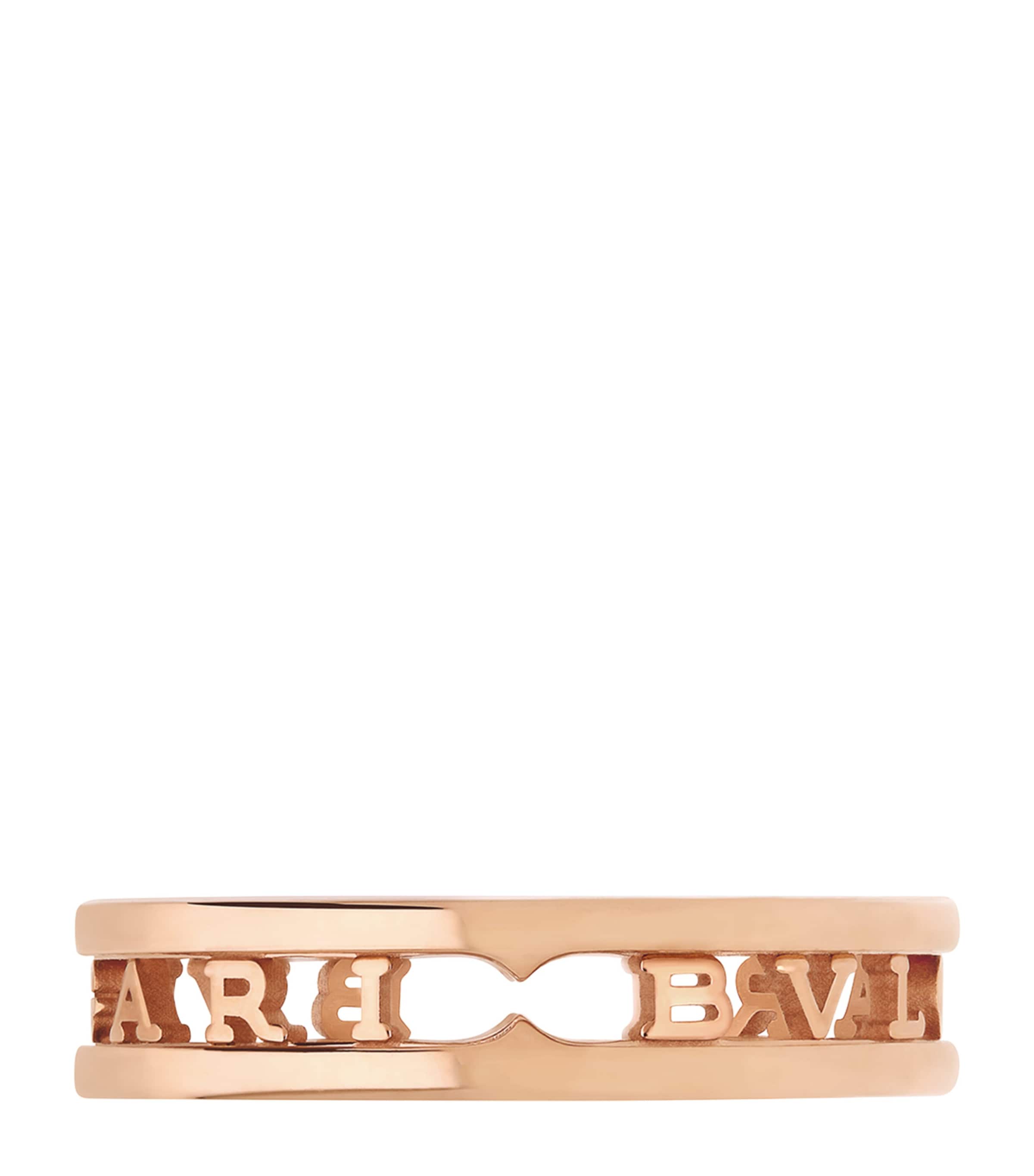 Bvlgari B.zero1 designer rose gold ring, UK version