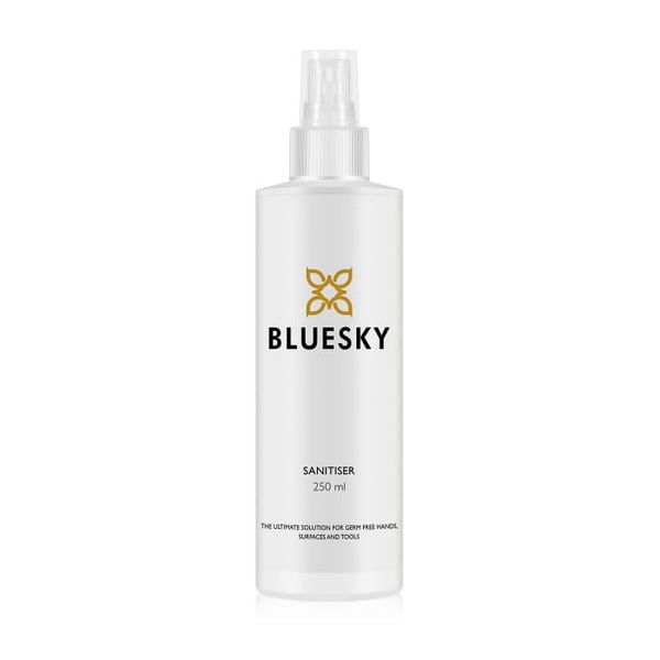 Bluesky 3-in-1 sanitiser spray 250ml bottle - British product