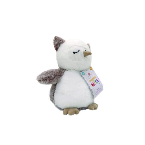 Snuggable Hottie Owl microwavable soft toy (British brand)