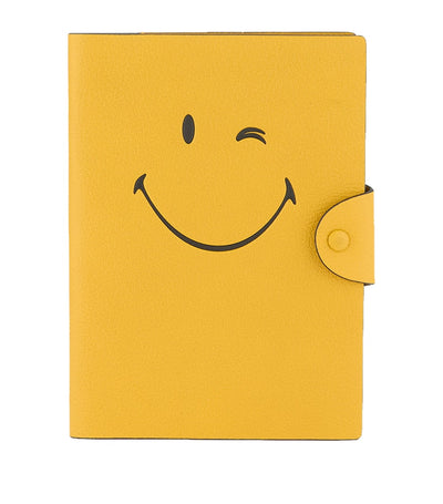 Harrods Leather A5 Journal with Wink Motif and Refillable Pad - Kjøp online hos McGrocer