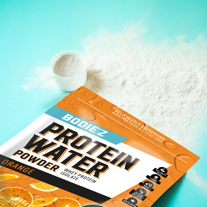 BODIE'Z protein water Orange 300g, imported from the UK