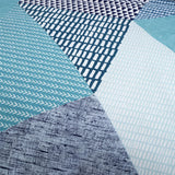 Catherine Lansfield Geometric Shapes Teal Bedding Set- King