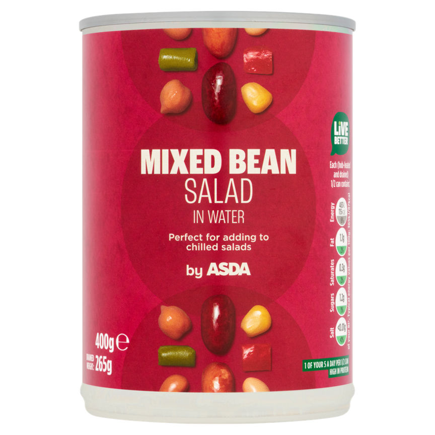 ASDA Mixed Bean Salad in Water 400g GOODS ASDA   