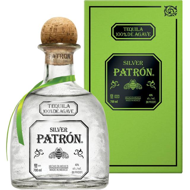 Patron Silver Tequila Gift Box   70cl GOODS M&S   