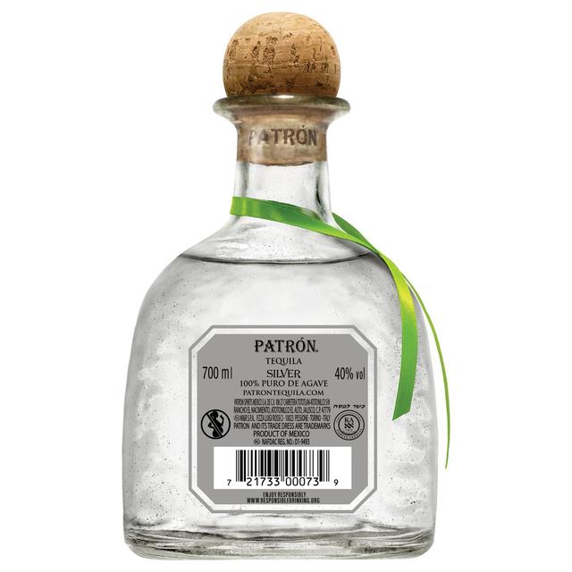 Patron Silver Tequila Gift Box   70cl GOODS M&S   