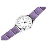 Limit ladies watch purple faux leather strap, UK version