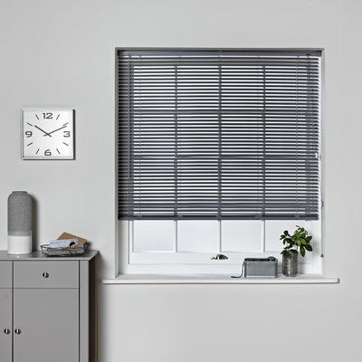 Argos Argos Home Plastic Flint Grey Venetian Blind - 90cm- Buy online at McGrocer