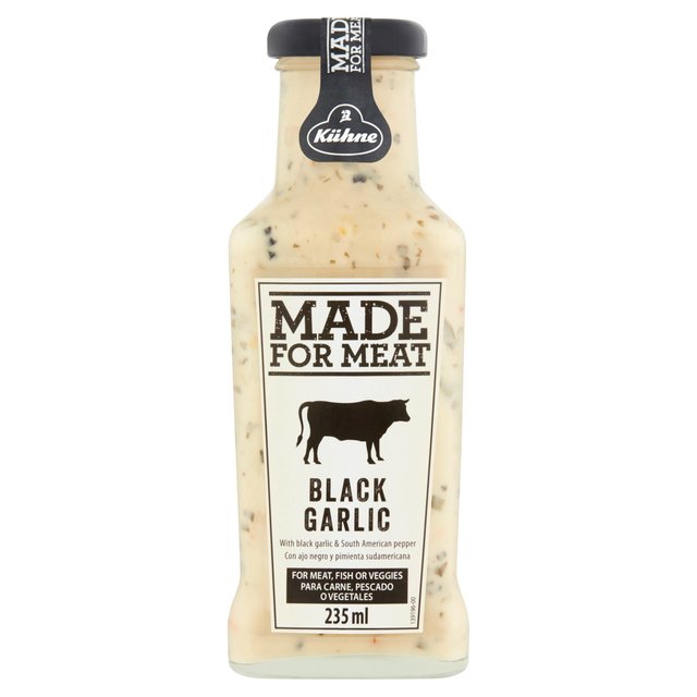 Kuhne Made for Meat Black Garlic Sauce   235ml GOODS M&S   