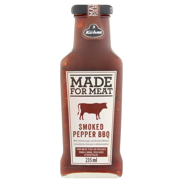 Kuhne Made for Meat Smoked Pepper BBQ Sauce   235ml GOODS M&S   