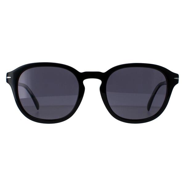 David Beckham DB1011/F/S black men sunglasses with polarized lenses, imported from the UK