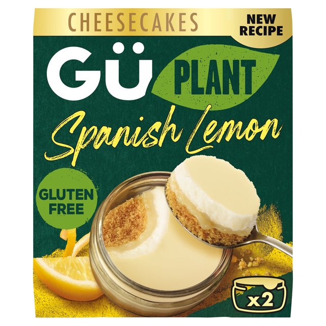 Gu Plant Spanish Lemon Cheesecake Dessert   2 x 92g