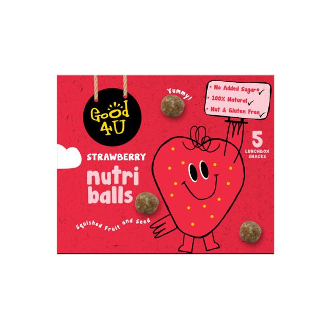 Good4u Nutri Balls Strawberry Multipack   5 x 20g GOODS M&S   