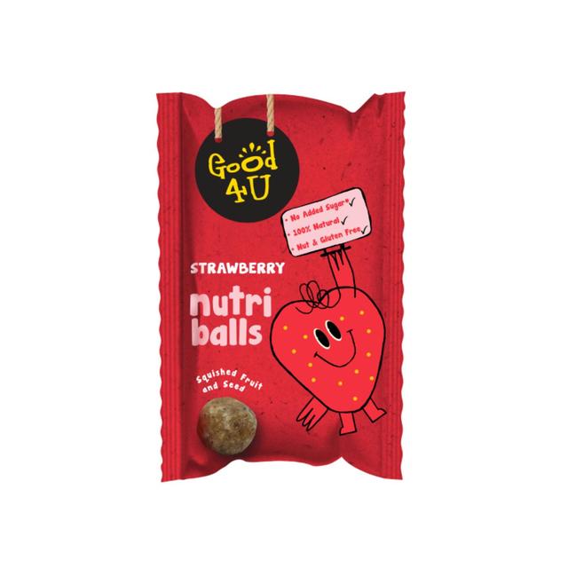 Good4u Nutri Balls Strawberry Multipack   5 x 20g GOODS M&S   