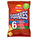 Walkers Squares Variety Multipack Snacks   6 per pack GOODS M&S   