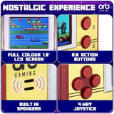 Thumbs Up Orb Retro mini handheld console gold 150 games - British product