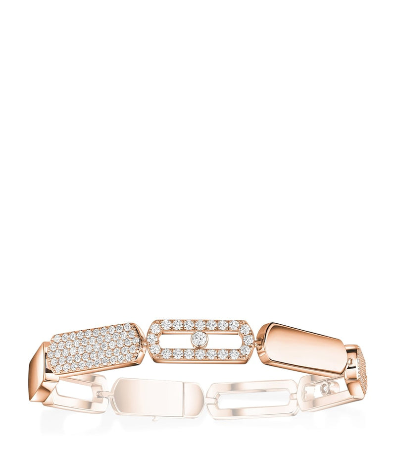 Messika Imperial Move pink gold diamond bracelet 2.90ct (British brand)