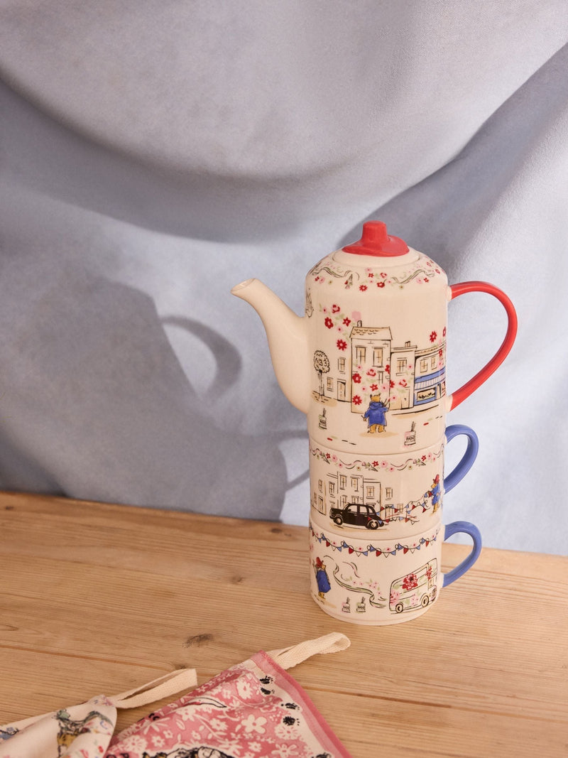 Cath Kidston Paddington Goes to Town tea set for two - British product