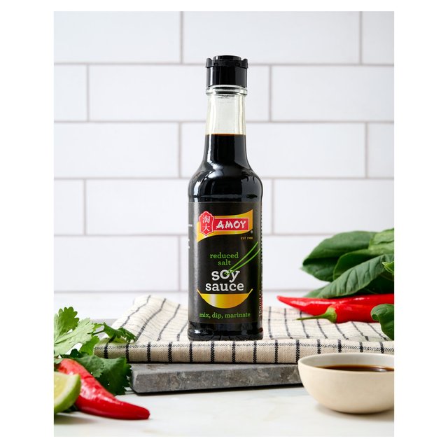 Amoy Soy Sauce Reduced Salt   150ml GOODS M&S   