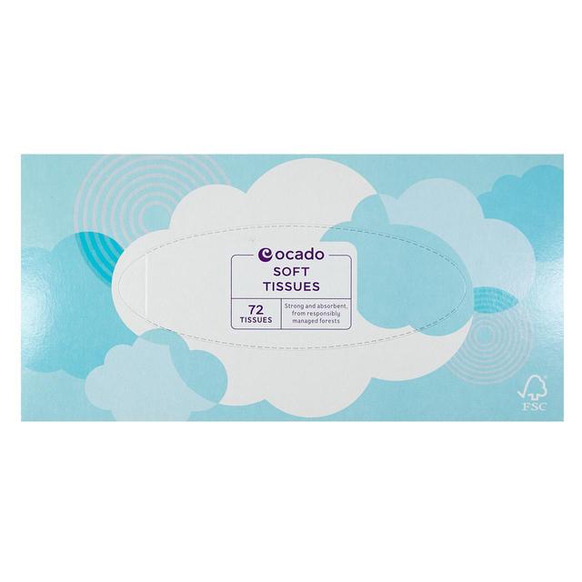 Ocado Regular Soft Tissues   72 per pack