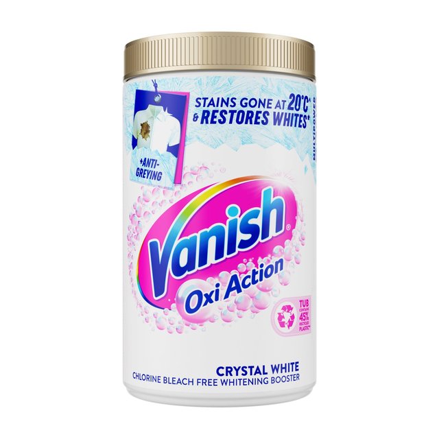 Vanish Oxi Action Fabric Stain Remover Powder Whites   1.4kg GOODS M&S   