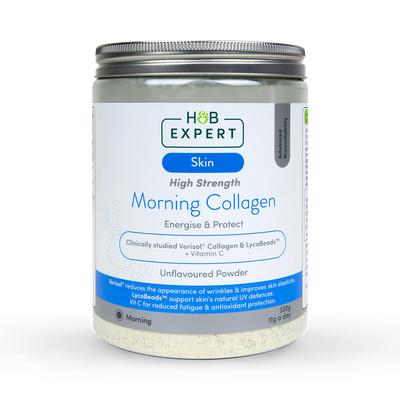 Holland & Barrett Holland & Barrett Expert Morning Collagen Unflavoured Powder 330g- Buy online at McGrocer