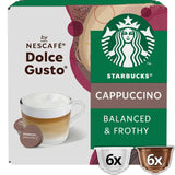 STARBUCKS Cappuccino Coffee Pods by NESCAFE Dolce Gusto   12 per pack GOODS M&S   