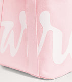 Harrods mini cotton logo tote bag candyfloss pink, UK version